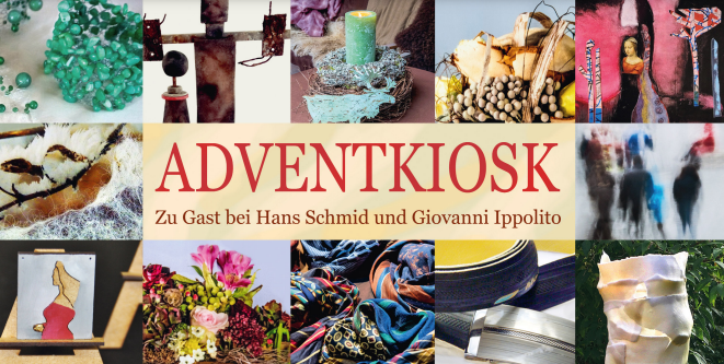 Adventskiosk 2021 mit Karla Koehler, zu Gast bei Hans Schmid und Giovanni Ippolito